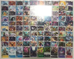 Lot of 100 Japanese Digimon Card Game Card Set Digital Monsters - Image 1