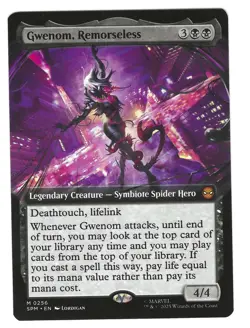 MTG: Gwenom, Remorseless - Marvel's Spider-Man - Regular Non Holo - NM - Image 1