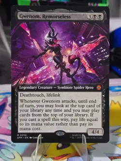 MTG: Gwenom, Remorseless - Marvel's Spider-Man - Regular Non Holo - NM - Image 3