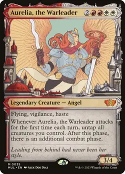 Aurelia, the Warleader (035) Showcase Multiverse Legends MUL MTG Magic - Image 1