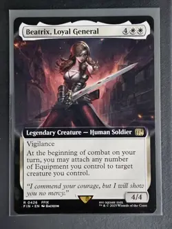 MTG Final Fantasy Beatrix, Loyal General (Extended Art) Non-foil R 426 - Image 1