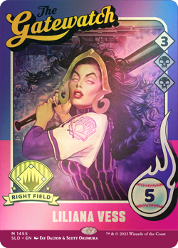 ⚾ Secret Lair - Magic: The Baseballing - FOIL Liliana Vess - Jace Beleren - MTG - Image 4