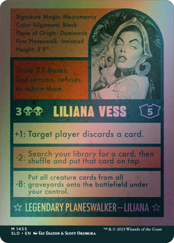⚾ Secret Lair - Magic: The Baseballing - FOIL Liliana Vess - Jace Beleren - MTG - Image 5
