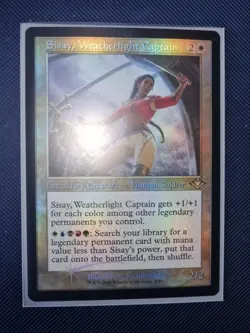 Sisay, Weatherlight Captain RETRO FRAME FOIL NM MH2 MTG MODERN HORIZONS 2 - Image 1
