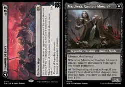 FOIL Invasion of Fiora Marchesa, Resolute Monarch MTG March of the Machine - Image 1