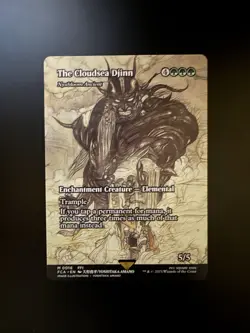 MTG Final Fantasy English The Cloudsea Djinn Showcase 0016 Non-Foil - Image 1