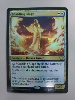 MTG Meddling Mage Double Masters Foil Rare - Image 1