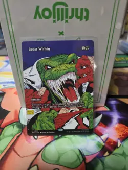 Beast Within (Borderless) - 0033 - Marvel's Spider-Man MTG NM/M Ships Now MAR - Image 1