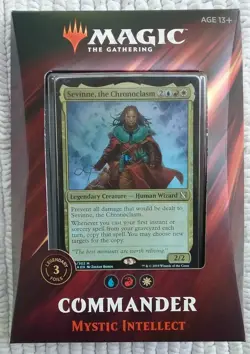 Magic the Gathering 2019 Commander Deck Mystic Intellect Sealed 630509892594 - Image 1