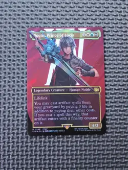 Noctis, Prince Of Lucis (Borderless) (Surge Foil) R 0546 Final Fantasy MTG - Image 1