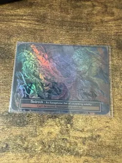 Sorcery Contested Realm Beta Exceptional Bedrock Foil NM Condition - Image 1