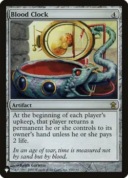 Blood Clock The List XQX MTG Magic - Image 1