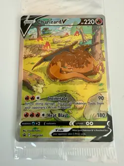 Pokemon Charizard UPC Promo: V SWSH260 & Vstar SWSH261 & Vmax SWSH262 - SEALED - Image 2