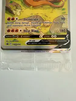 Pokemon Charizard UPC Promo: V SWSH260 & Vstar SWSH261 & Vmax SWSH262 - SEALED - Image 3