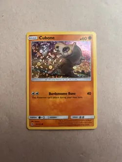 Cubone Sequin Holo 57/131 General Mills Promo Pokemon Sun & Moon Forbidden Light - Image 1