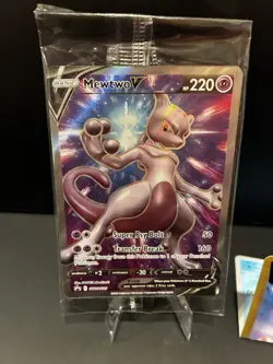 Mewtwo V SWSH229 Sword & Shield Promo Full Art Pokemon TCG - SEALED PSA 10 Co 💫 - Image 2