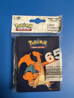 2020 Ultra Pro Pokemon CHARIZARD Deck Protector Sleeves 65 Pack Standard Size - Image 1