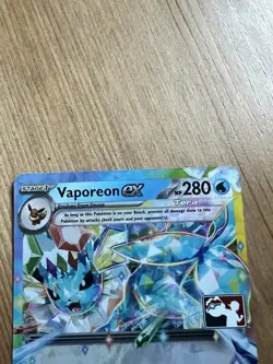 Pokemon TCG: Play Pokemon Prize Pack Series 7 - Vaporeon EX 023/131 PROMO NM - Image 3