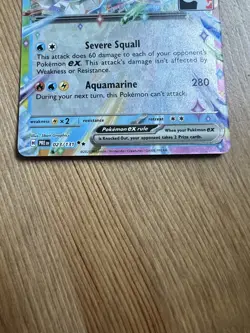 Pokemon TCG: Play Pokemon Prize Pack Series 7 - Vaporeon EX 023/131 PROMO NM - Image 5