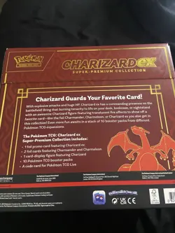 Pokemon TCG Charizard EX Super Premium Collection Figure Box New Sealed - Image 1