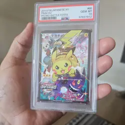 Custom made psa 2014 POKEMON JAPANESE XY PROMO BATTLE FESTA #090 PIKACHU PSA 10 - Image 1
