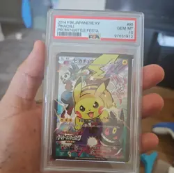 Custom made psa 2014 POKEMON JAPANESE XY PROMO BATTLE FESTA #090 PIKACHU PSA 10 - Image 5