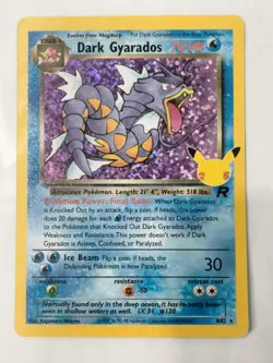 Dark Gyarados 8/82 Celebrations: Classic Collection Pokemon 25th Anniversary NM - Image 1