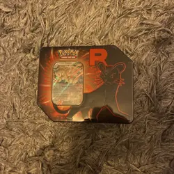 Pokemon TCG: Team Rocket Tin - Team Rocket's Persian ex - New Sealed Unopened - Image 1