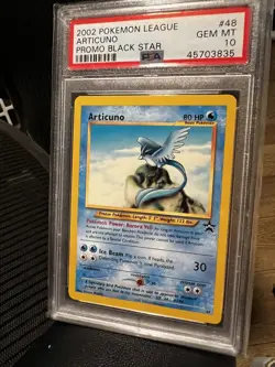 Pokemon Articuno Black Star Promo #48 2002 Pokemon League PSA 10 Gem Mint - Image 1