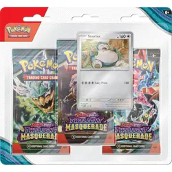 Pokemon TCG Scarlet & Violet Twilight Masquerade 3-Pack Blister - Revavroom - Image 1