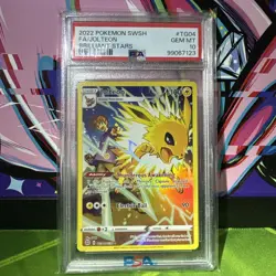 2022 POKEMON SWORD & SHIELD BRILLIANT STARS #TG04 FULL ART/JOLTEON - PSA 10 - Image 1