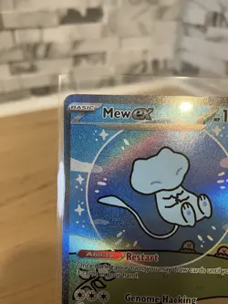 Pokemon TCG Mew EX 232/091 Special Illustration Rare Paldean Fates (Bubble Mew) - Image 3