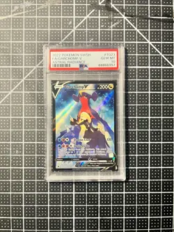 2022 POKEMON SWORD & SHIELD ASTRAL RADIANCE #TG23 FULL ART/GARCHOMP V PSA 10 - Image 2