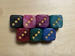 Official Complete Yu-Gi-Oh! Preregistration Promo Millennium Items Dice Set - Image 3