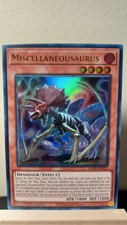 Miscellaneousaurus 1st Edition [NM] - Yu-Gi-Oh! RA04 [Ultra Rare] - Image 1
