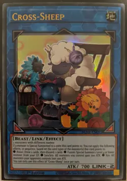 YuGiOh Cross-Sheep Ultra Rare 1st Edition BLAR-EN092 - Image 1