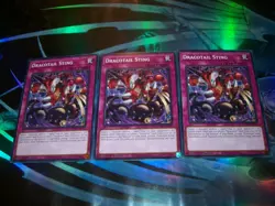 3x Dracotail Sting 1st Edition Common DOOD-EN077 Yu-Gi-Oh! - Image 1