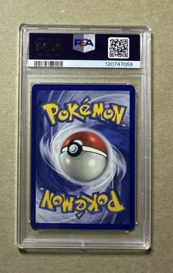 1999 Pokemon Base Set 1st Edition Growlithe Card #28 PSA 7 - Image 2
