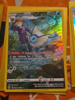 Pokemon Brilliant Stars Trainer Gallery Cards Flareon, Vaporeon, Jolteon NM+ - Image 5