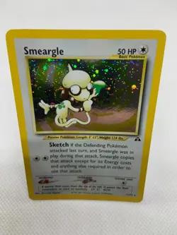 Smeargle Pokemon 2001 Neo Discovery Unlimited 11/75 Holo Card - Image 3