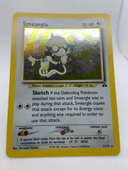 Smeargle Pokemon 2001 Neo Discovery Unlimited 11/75 Holo Card - Image 5