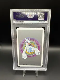 2000 POKEMON SILVER VERSION PLAYING CARDS 10 OF CLUBS #204A PINECO PSA 10 - Image 2