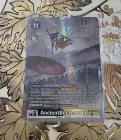 Digimon Card Game AncientBeetlemon Alternate Art Foil BT18-072 Tamers Select A2 - Image 1