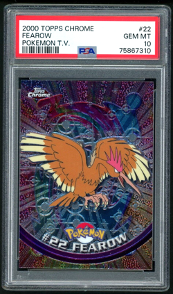 PSA 10 Topps Chrome Series 1 Fearow #22 Pokemon Cards 2000 🔥 - Image 1