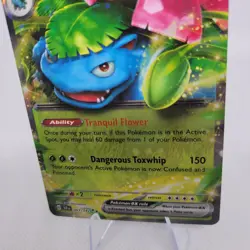 Venusaur EX Ultra Rare Stellar Crown 001/142, NM Pokemon Card TCG - Image 3