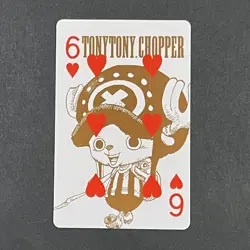 M1312 Chopper Japanese One Piece Film Gold Poker Playing Card - Image 1