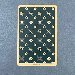 M1312 Chopper Japanese One Piece Film Gold Poker Playing Card - Image 2