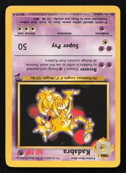 Pokemon Base Set 2 #46/130 Kadabra Card TCCCX - Image 1