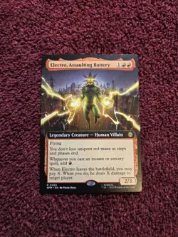 Electro Assaulting Battery 0260 Extended Art Regular Marvels Spider-Man - Image 1