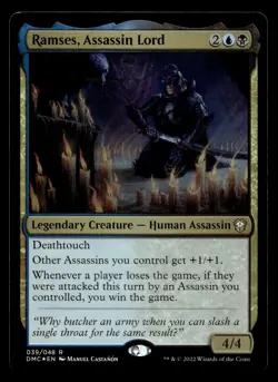 Ramses, Assassin Lord 39 Foil R Commander: Dominaria United - Image 1